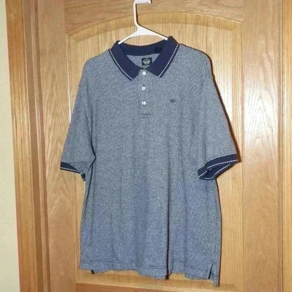 Dockers navy and white polo shirt size XL - Picture 1 of 5